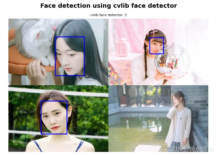使用 cvlib 进行人脸检测
