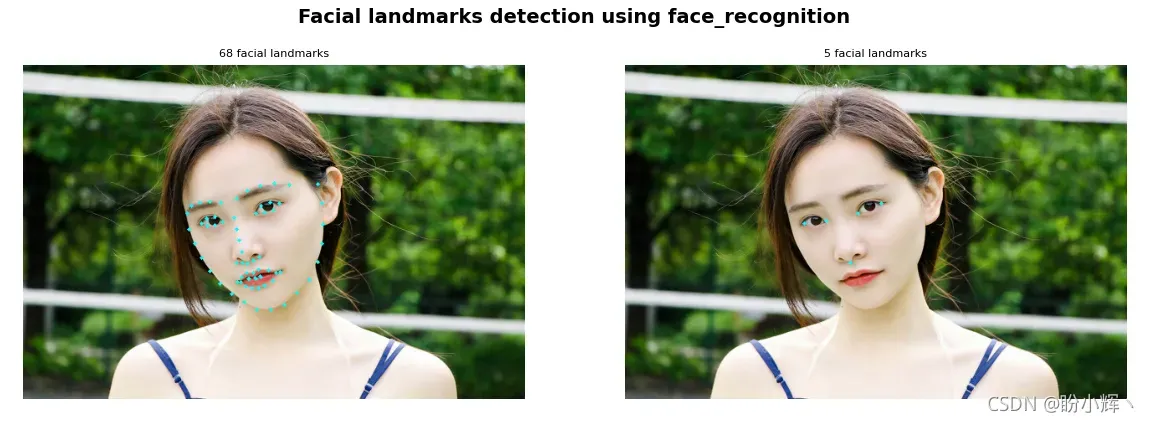 使用 face_recognition 检测面部特征点