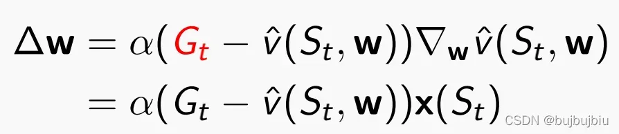 值函数近似Value Function Approximation