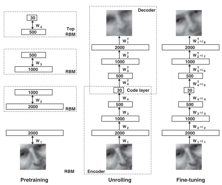 译（自编码器） Hinton2006---Reducing the Dimensionality of Data with Neural Networks