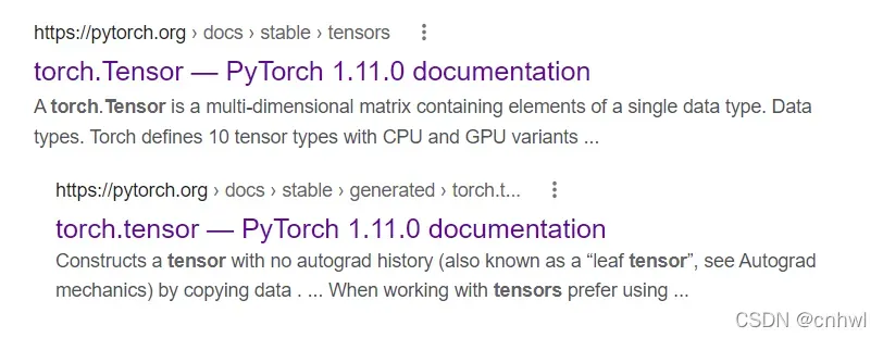 Pytorch中的 torch.Tensor() 和 torch.tensor() 的区别