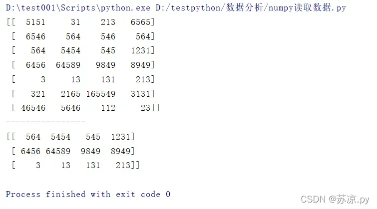 python数据分析基础004 -numpy读取数据以及切片，索引的使用