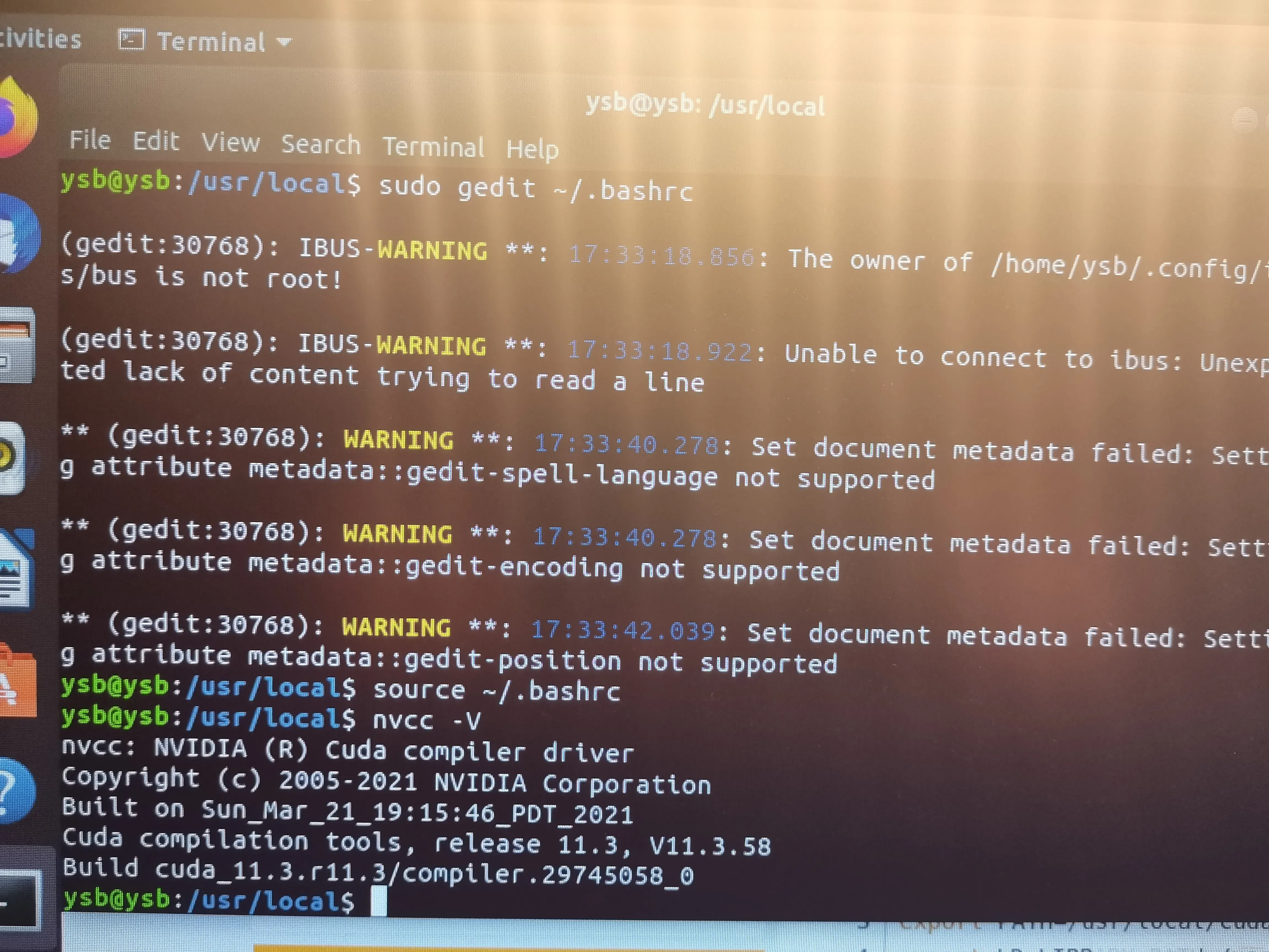 双系统Linux（Ubuntu20.04）深度学习安装+cuda驱动+cuda+anaconda