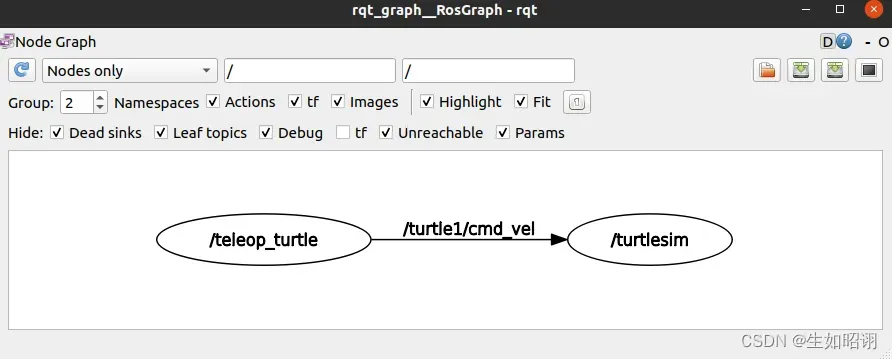 【ROS入门教程】---- 06 ROS海龟命令行基本操作及编程测试