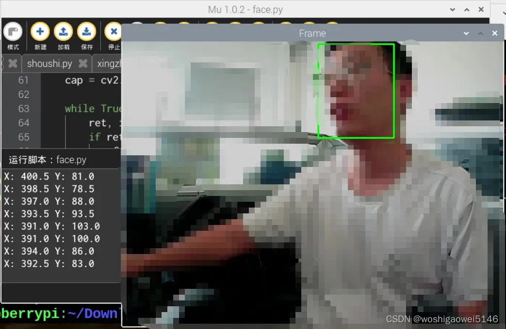 树莓派利用OpenCV的图像跟踪、人脸识别等