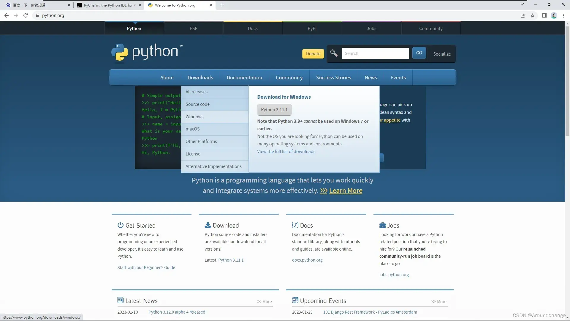PyCharm专业版及Python的安装与使用