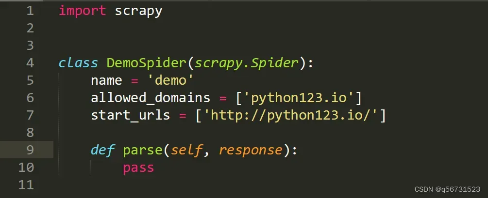 Python爬虫之Scrapy框架爬虫实战