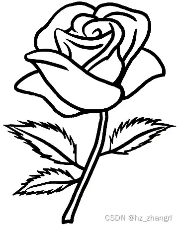 Python用turtle库绘制图形——漂亮的玫瑰