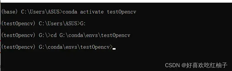 在conda虚拟环境中安装OpenCv并在pycharm中使用