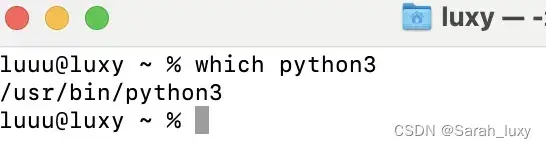 Mac下安装并配置python3开发环境