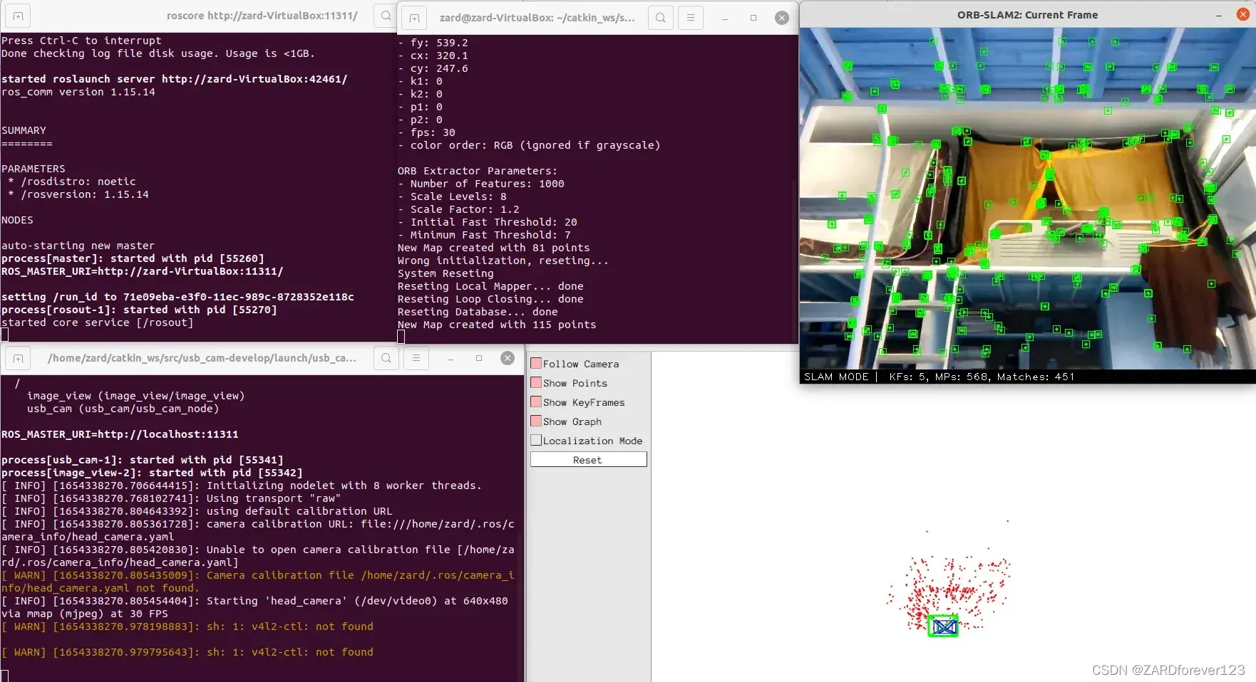 Ubuntu 18.04配置ORB-SLAM2和ORB-SLAM3运行环境+ROS实时运行ORB-SLAM2+SLAM相关库的安装