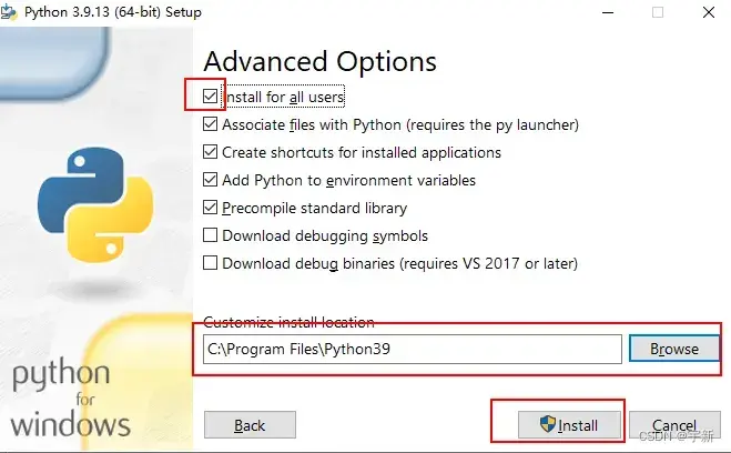 Windows下Python3.9.13的安装教程（附安装包）