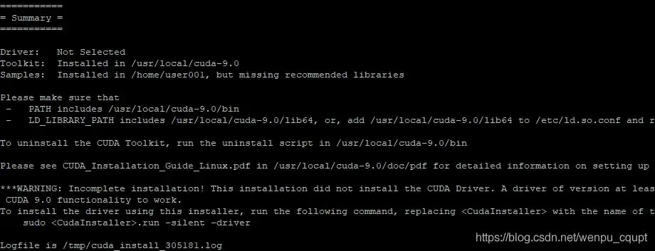 linux CUDA安装（非ROOT用户）