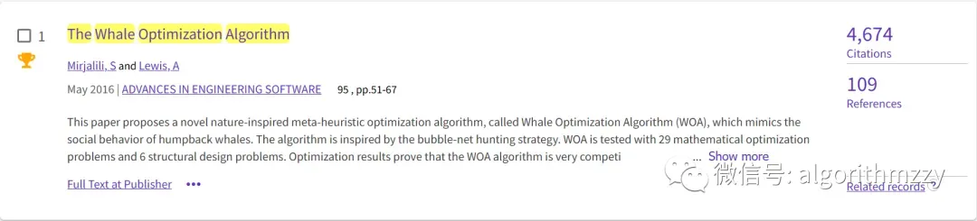 鲸鱼优化算法(WOA)及其优秀变体(含MATLAB代码)