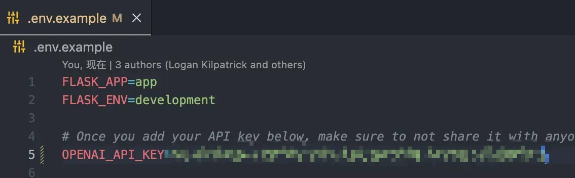 添加OPENAI_API_KEY