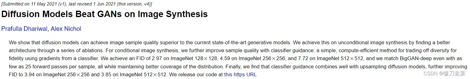 Diffusion Models Beat GANs on Image Synthesis