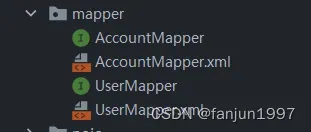 mapper接口和mapper类必须在同一文件路径下