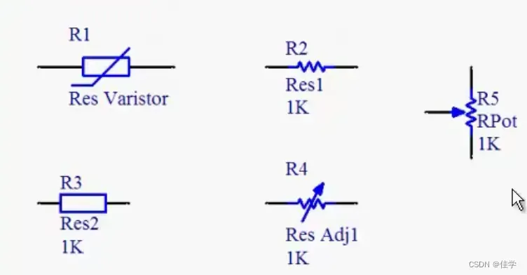 电阻的表达方法